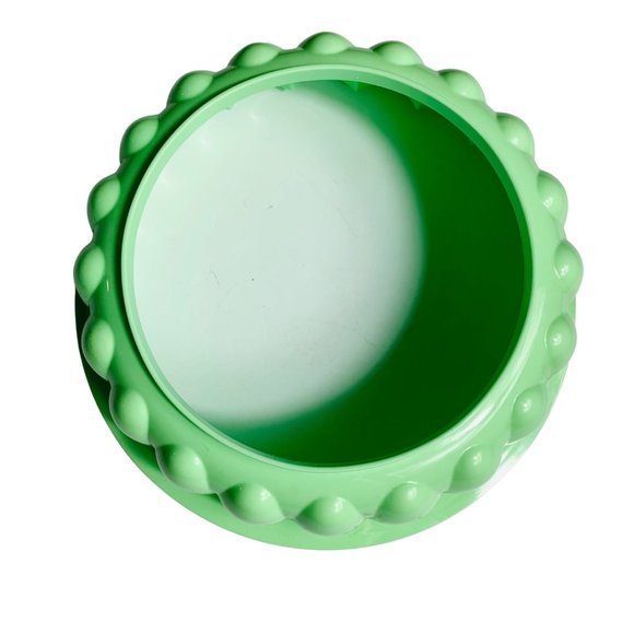 VTG Tupperware Jello Ring Mint Green Jell-O Mold With Lid 9" Party Cater Holiday - Picture 6 of 10